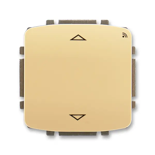 spínač žaluziový s krátkocestným ovladačem, s RF přijímačem, 868 MHz, béžová, design TANGO